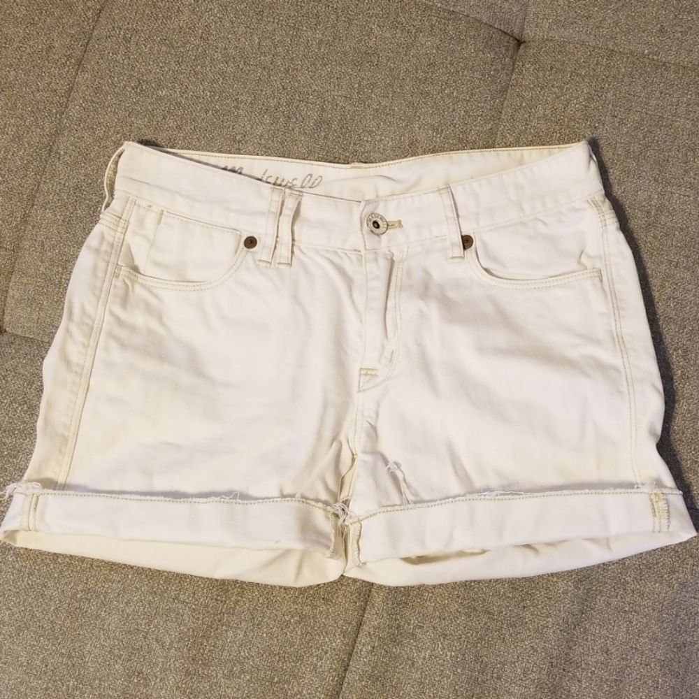 Madewell white shorts